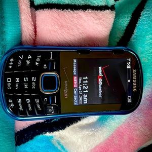 Used Samsung Intensity II. It still works fine, just no longer need it.